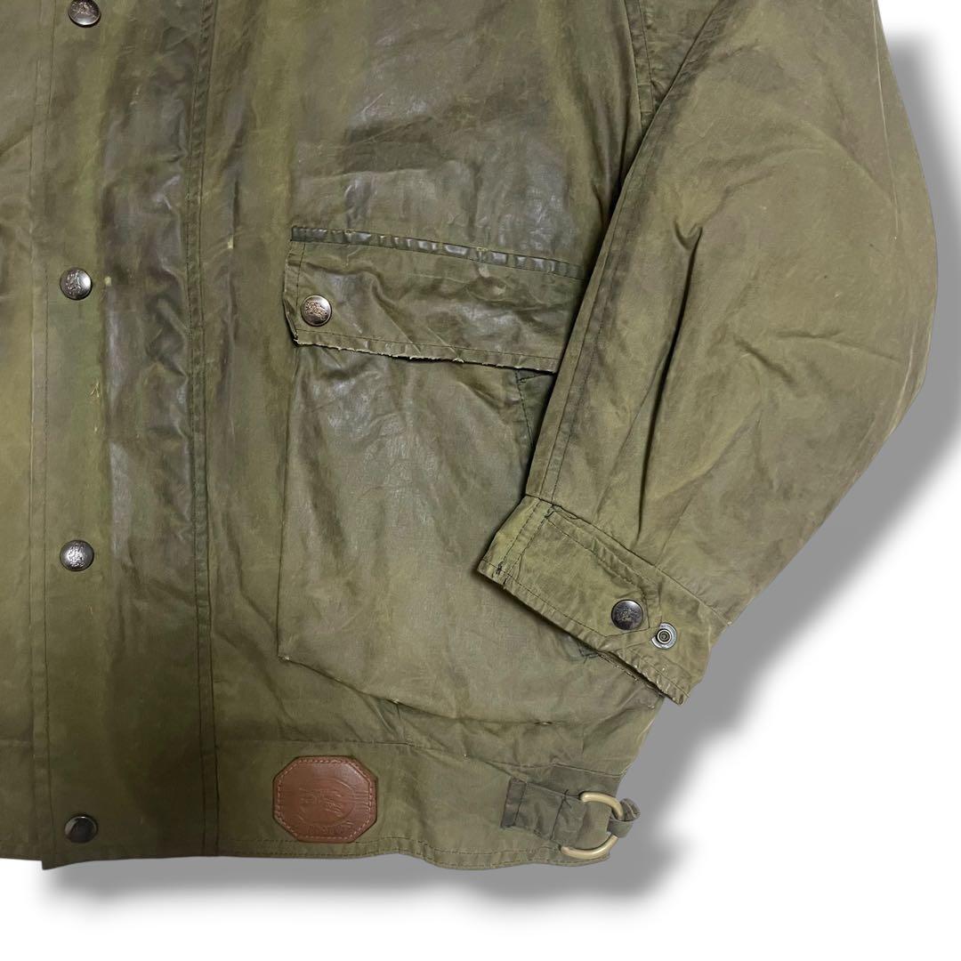 80s Burberrys バーバリーズ オイルドジャケット バブアースペイ型