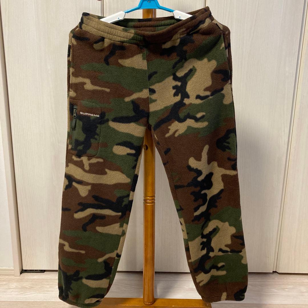 美品 Supreme 19AW ポーラテック迷彩パンツ S - メルカリ