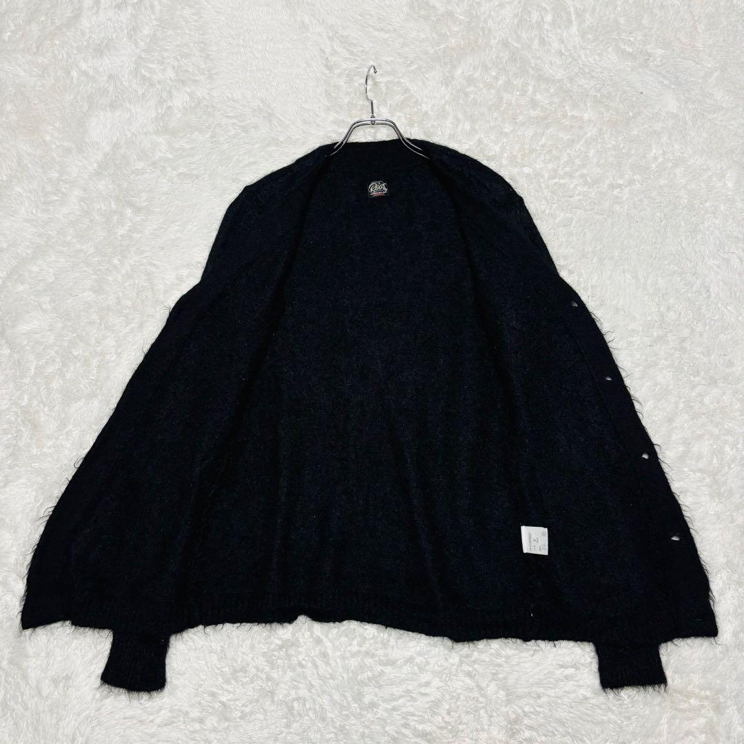 極美品 Rags McGREGOR モヘア カーディガン ブラック キムタク S