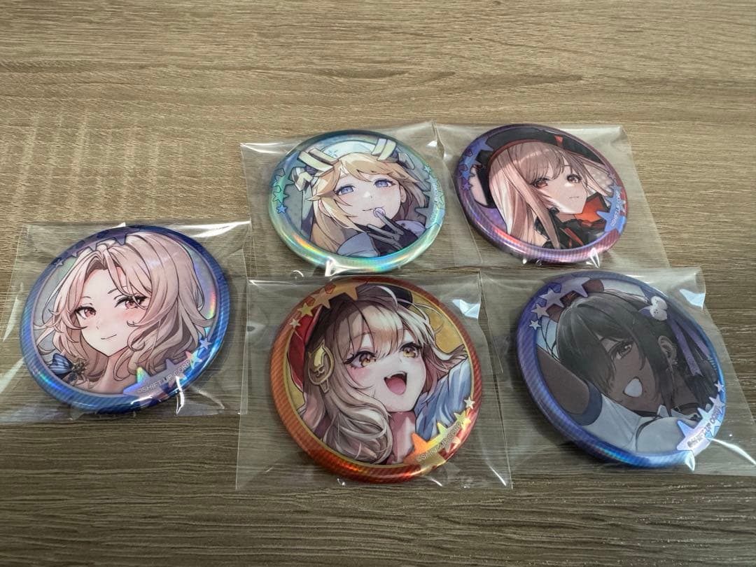 勝利の女神NIKKE エリア防衛戦3rd メモリアル缶バッジ 5種セット売り