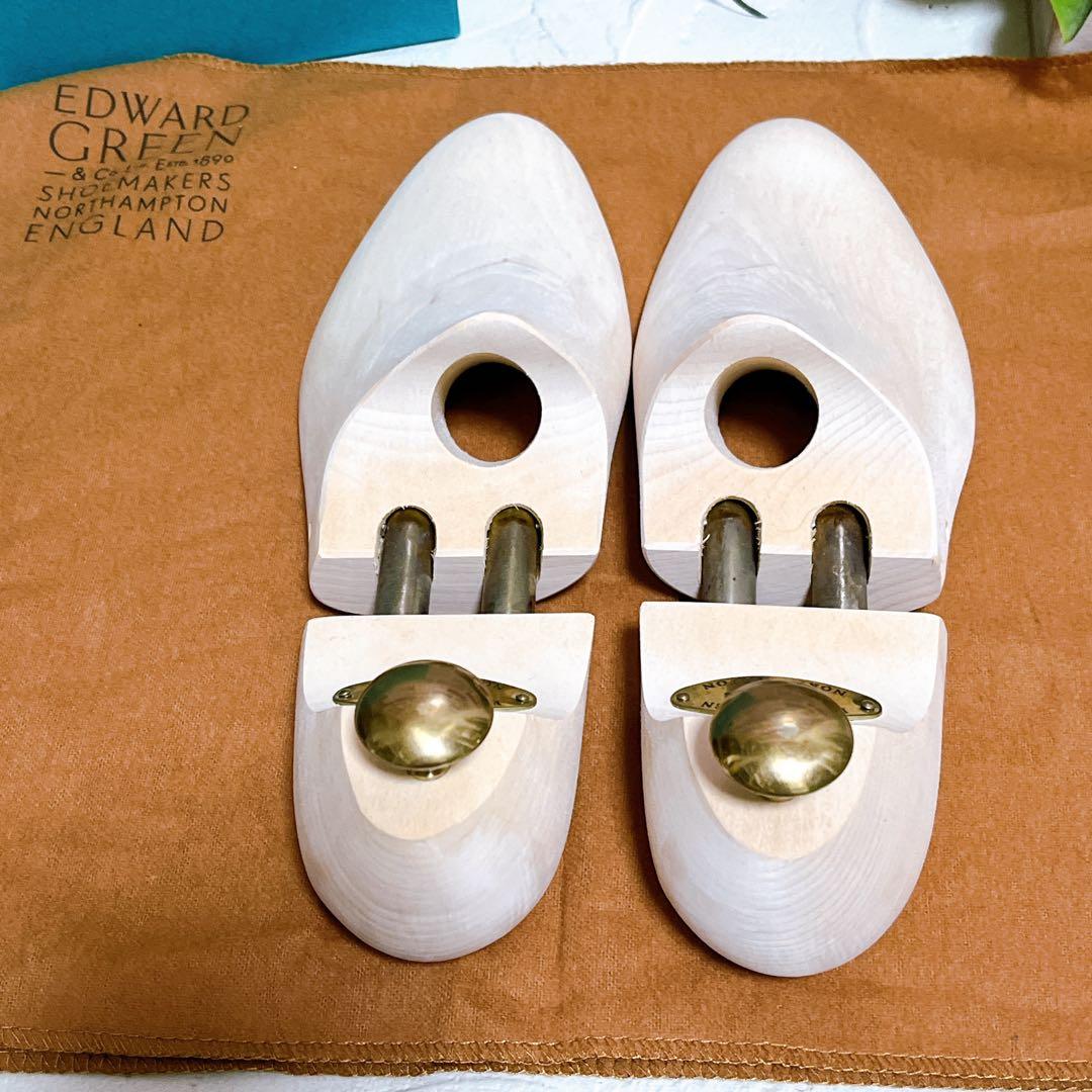 極美品【エドワードグリーン】ドレスシューズ 高級革靴 濃茶 6.5 英国