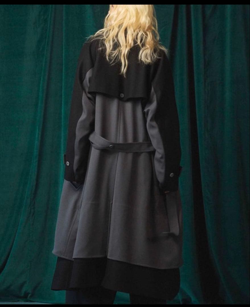 《UNISEX》レイヤリングダブルブレステッドプライムオーバーコート