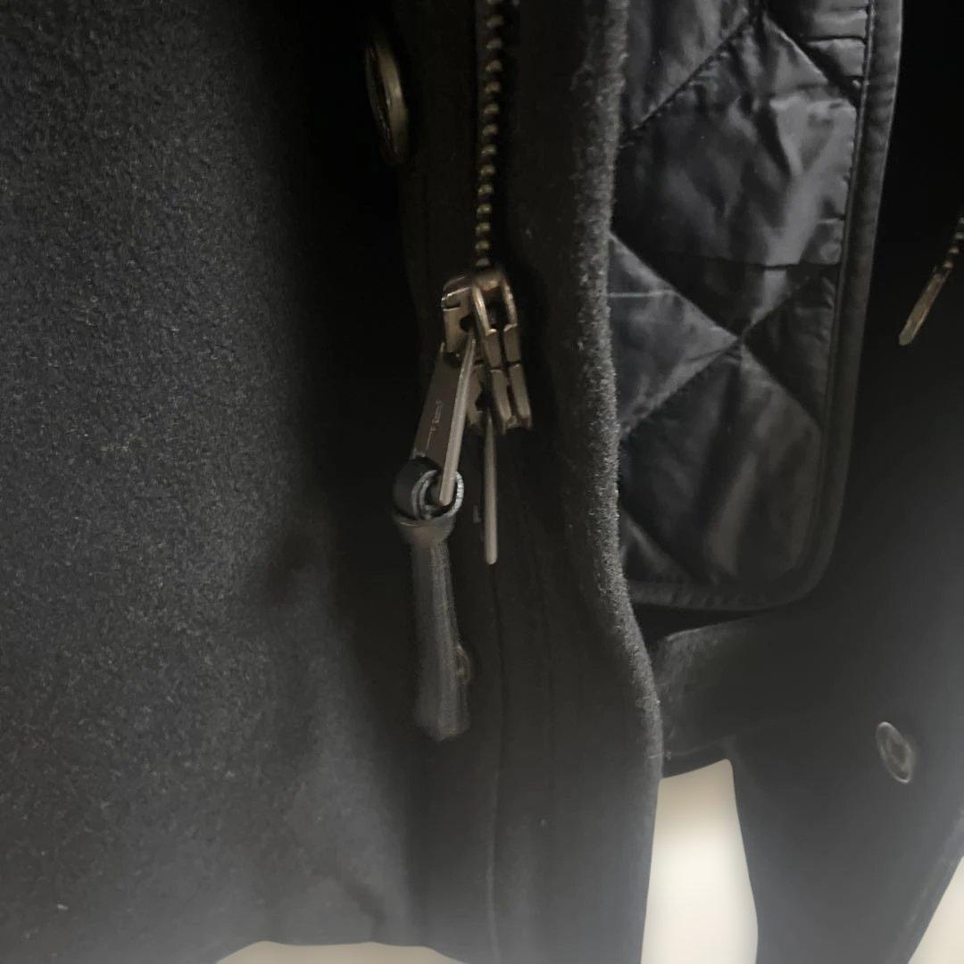 ポロラルフローレン ステンカラーコート ライナー ダブルジップ 牛革