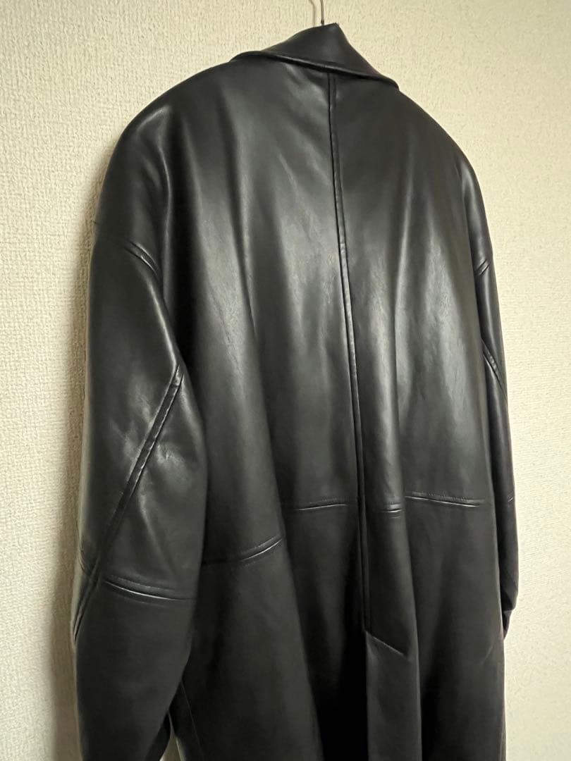 RBS/フェイクレザーステンカラー コート*ray beams - メルカリ