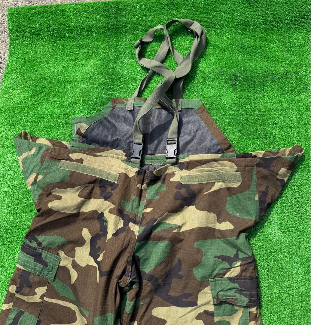 実物 U.S.ARMY 迷彩ケミカル　　オーバーオール