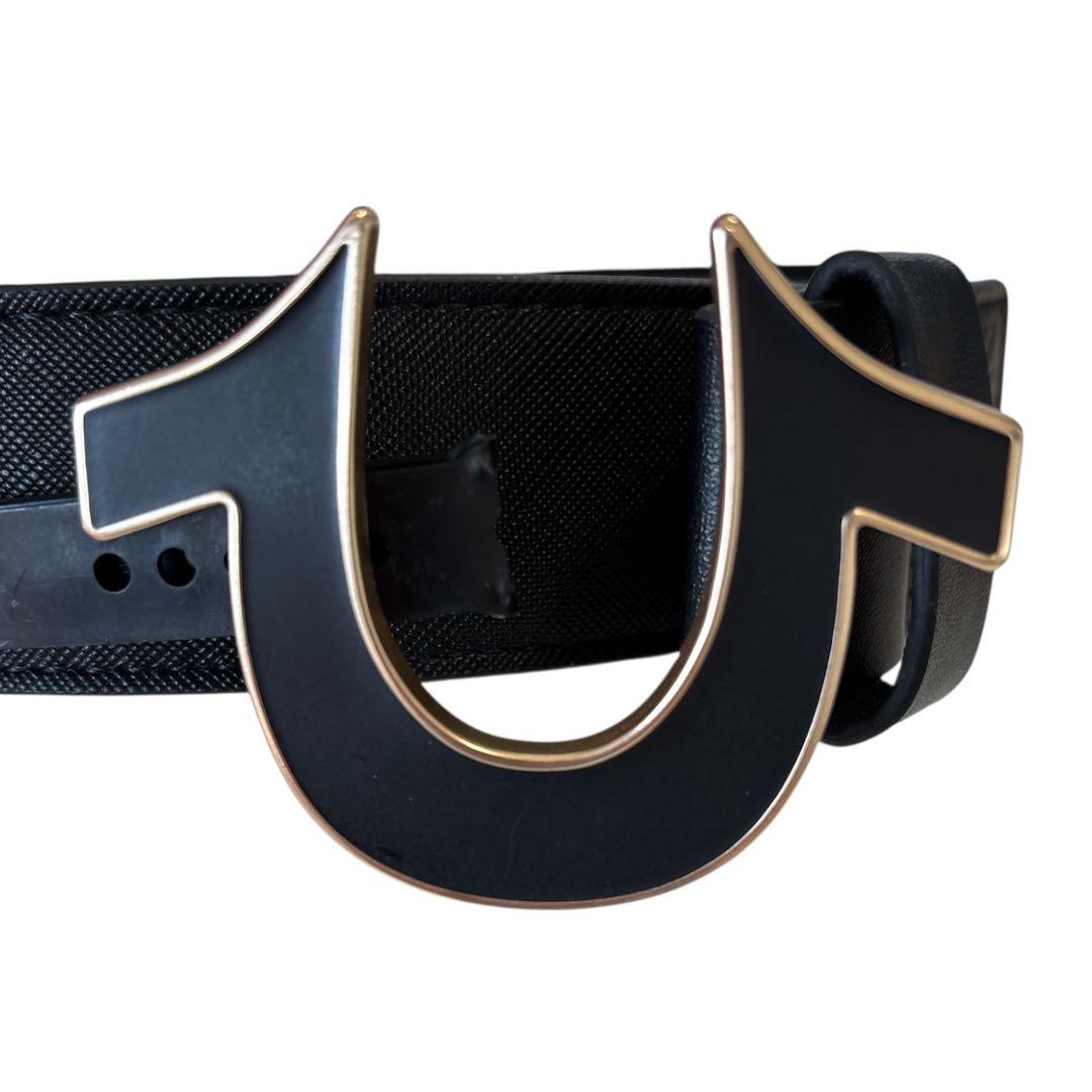 TRUE RELIGION （トゥルーレリジョン）ベルト ブラック 42インチ