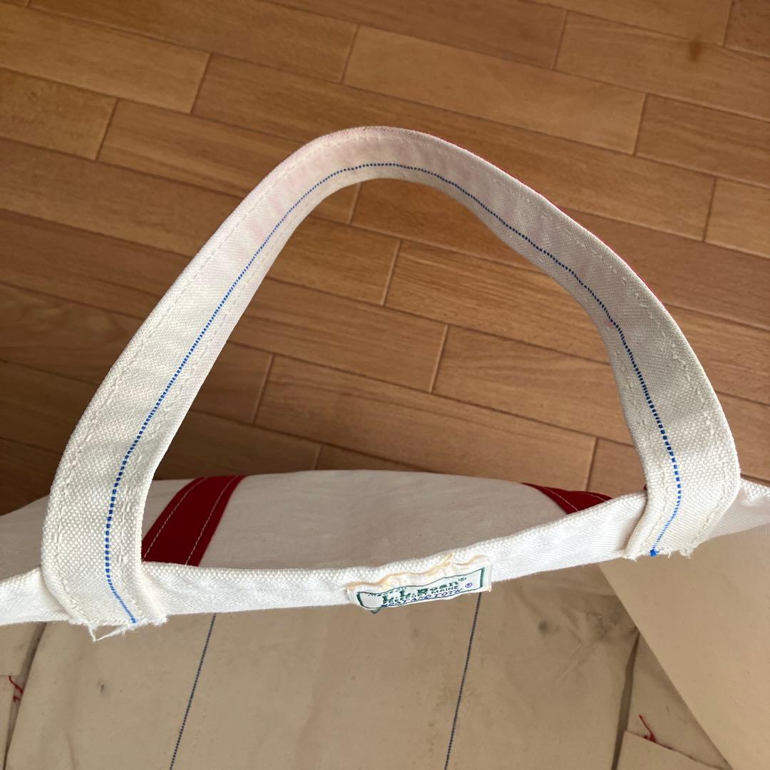 '80s L.L.Bean ボート&トート レッド XL エクストララージ