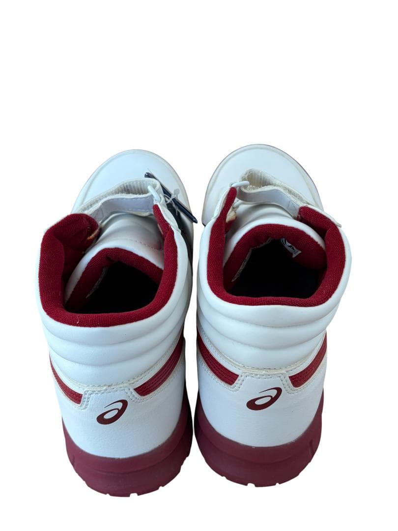 【新品】アシックス 安全靴 ウィンジョブ CP302 27.0cm 白×赤