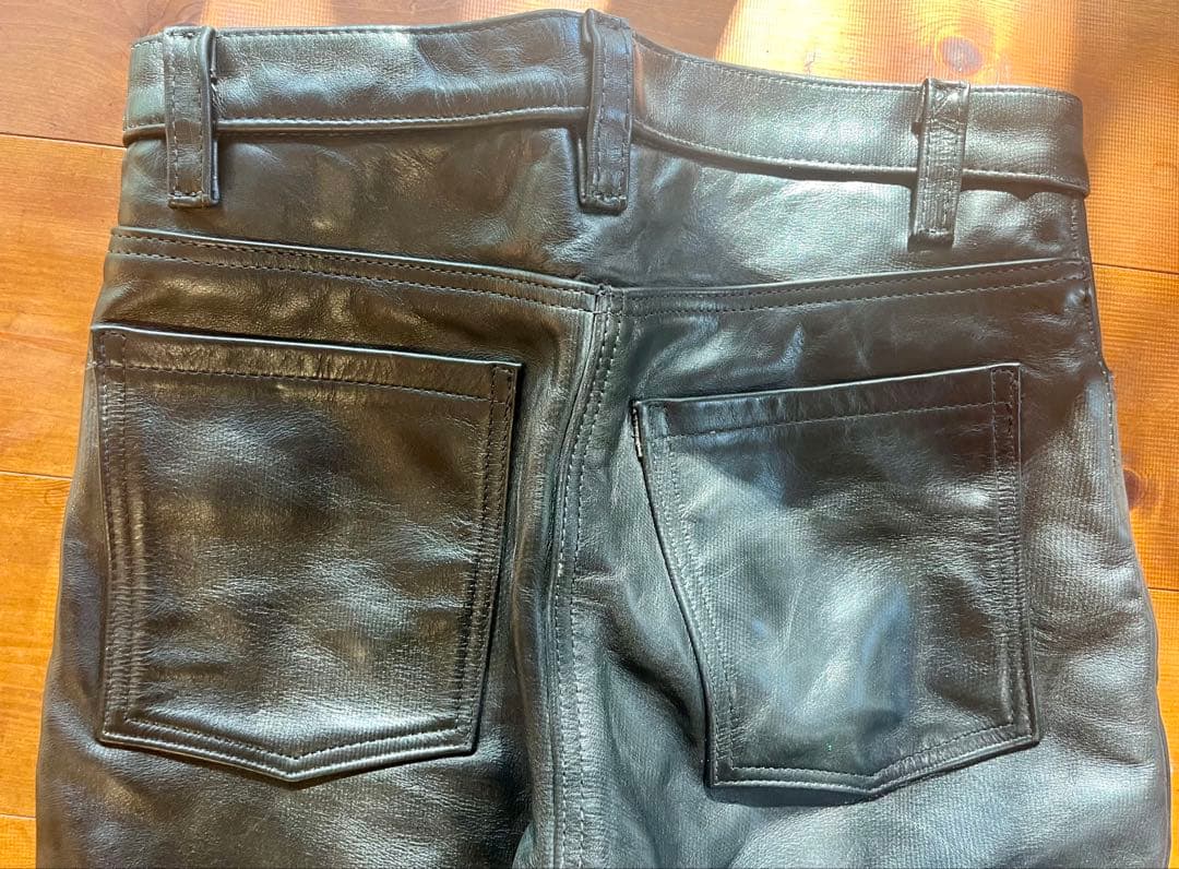 VANSON バンソン レザーパンツ USA製 極厚カウハイド 90s 黒 32 - メルカリ