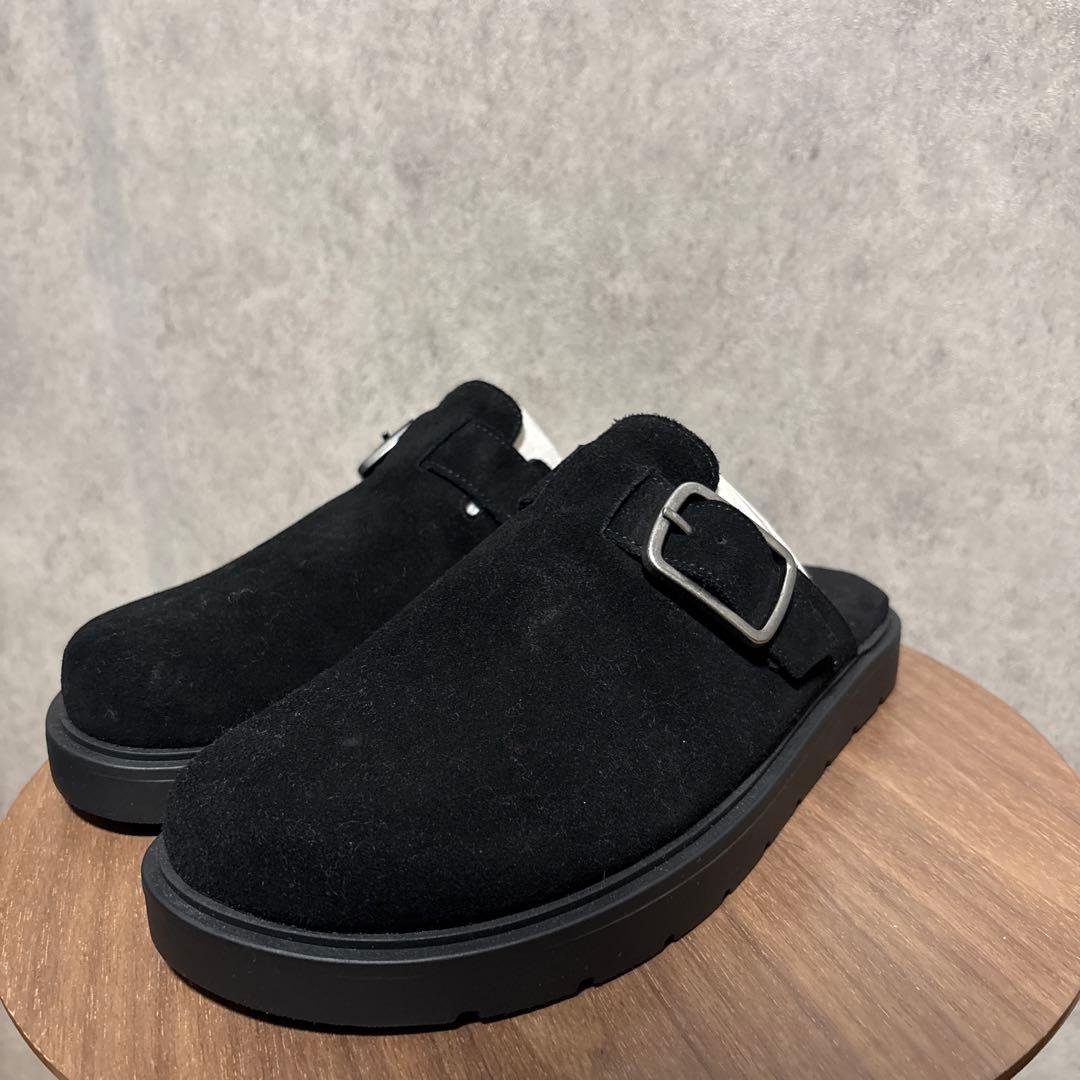 ZARA ザラ バックル付きレザー クロッグサンダル 41 26.4cm - メルカリ