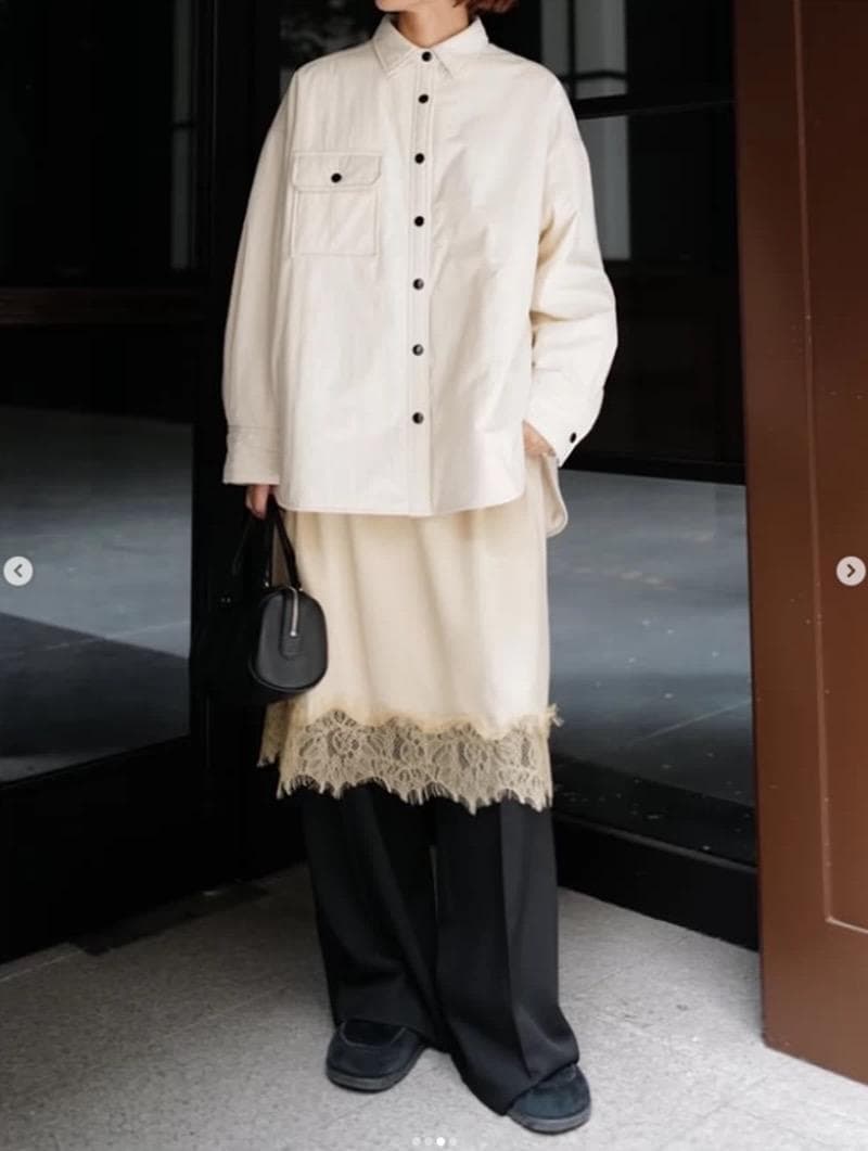 MACHATT パファーシャツ パファーキュロットパンツ セットアップ