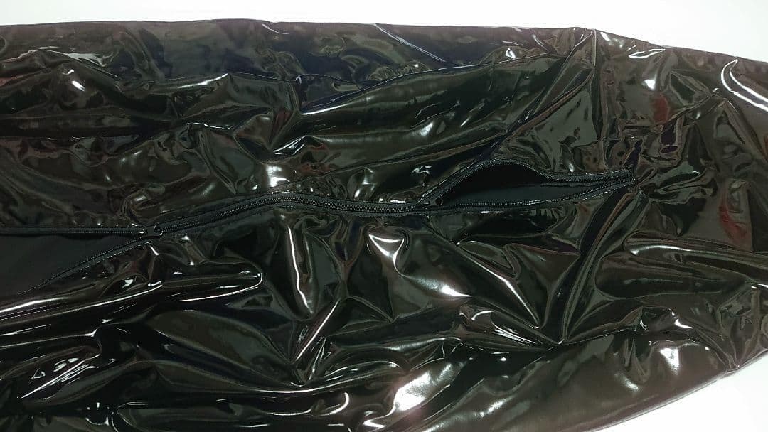 寝袋ゼンタイ拘束全身タイツ光沢エナメルマミーボンデージコスプレSM