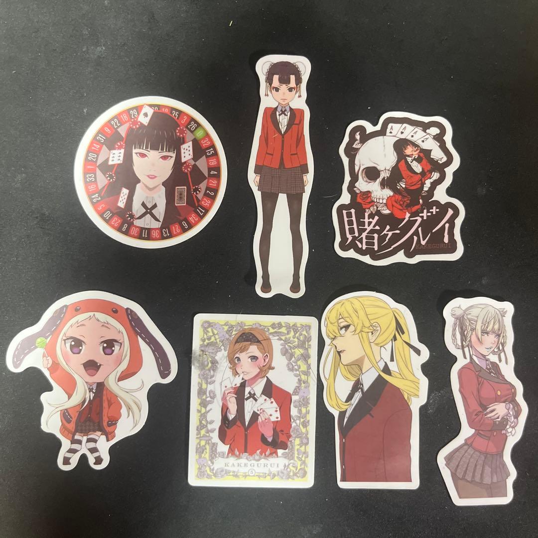 賭ケグルイ 蛇喰夢子 他キャラクター ステッカー7枚 - メルカリ