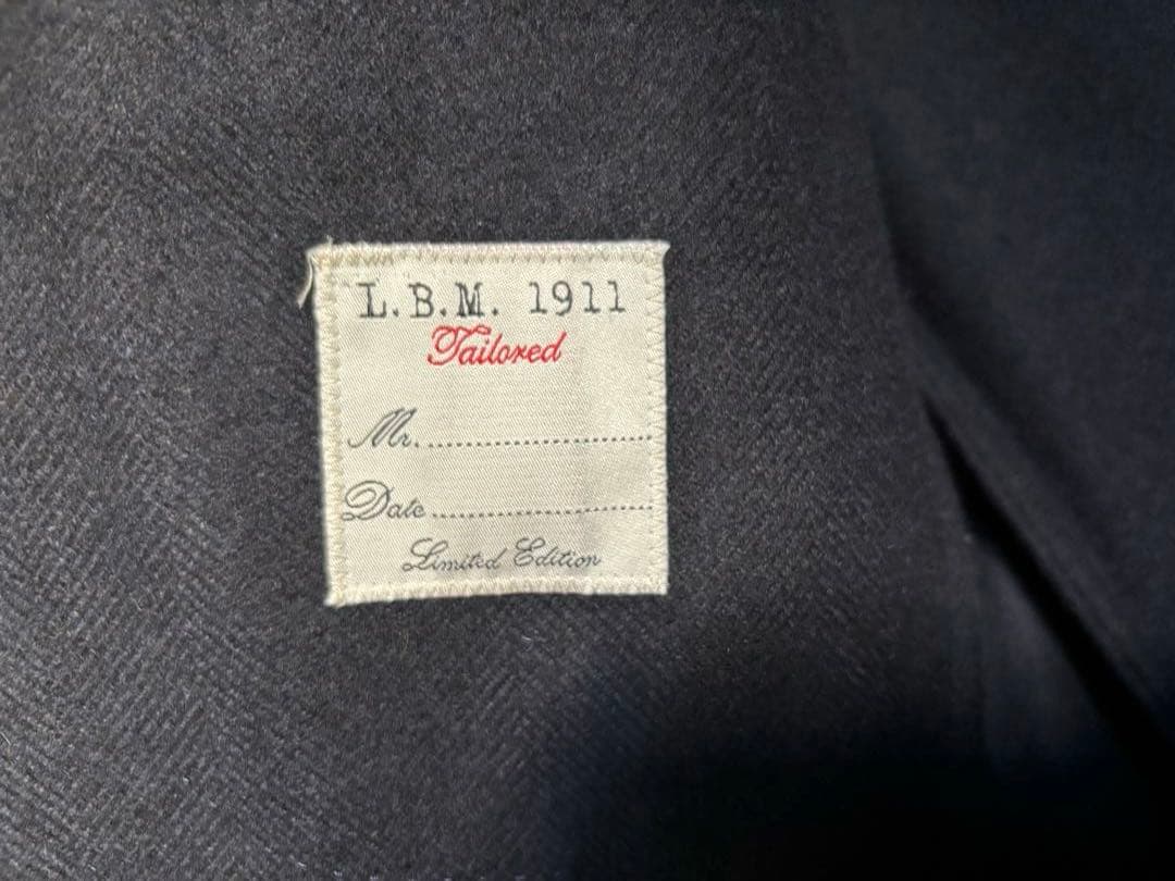 L.B.M.1911 チェスターコート 46 M ネイビー イタリア製