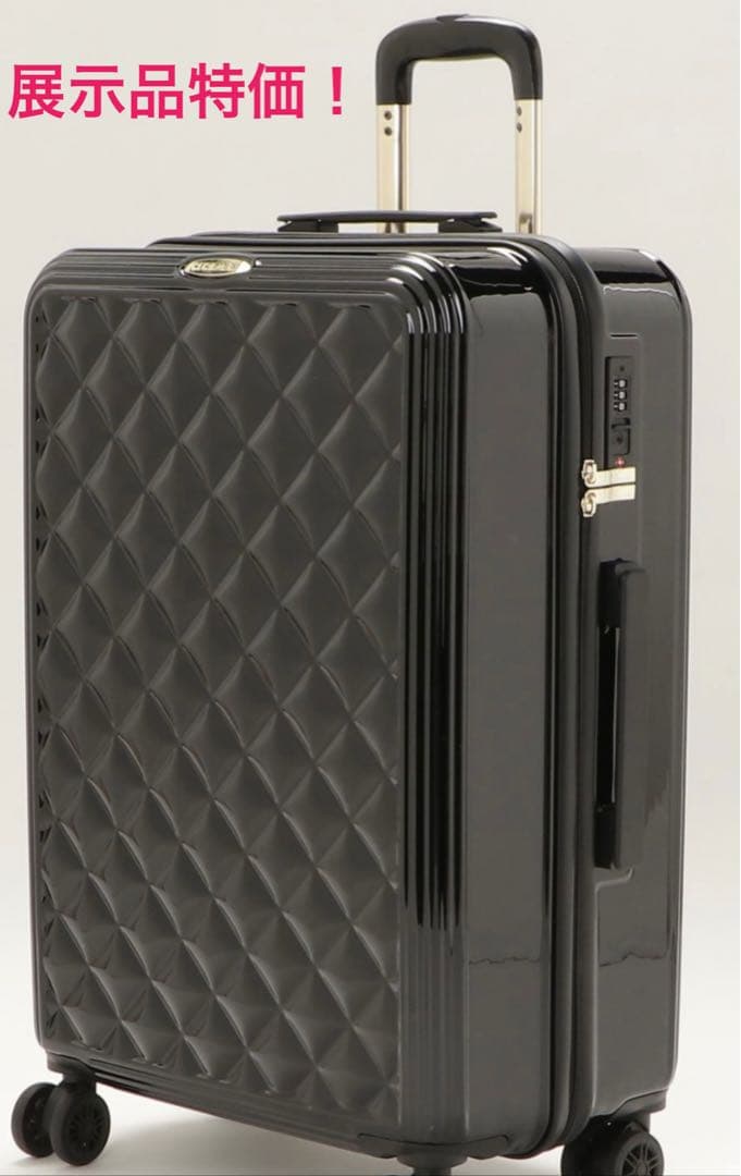 ☆　スーツケース セシルマクビーCECIL McBEE ブラック L CECIL McBEE セシルマクビー キャリーケース スーツケース Lサイズ 大