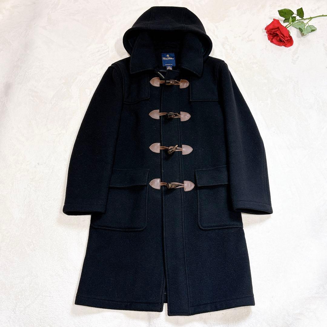未使用級美品✨ ブルックスブラザーズ ダッフルコート ブラック ウール