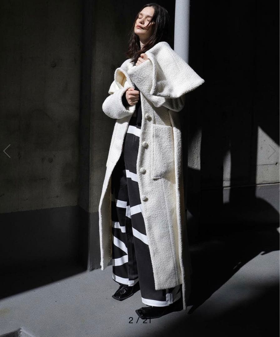 meltthelady wrapping gown coat メルトザレディ