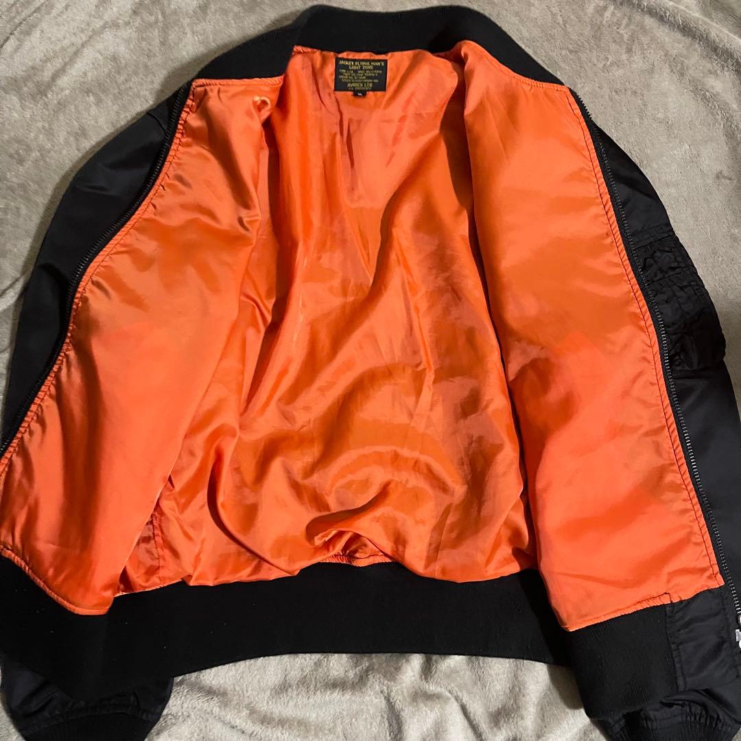 AVIREX フライトジャケット アーチロゴ コマーシャルロゴ L-2 - メルカリ