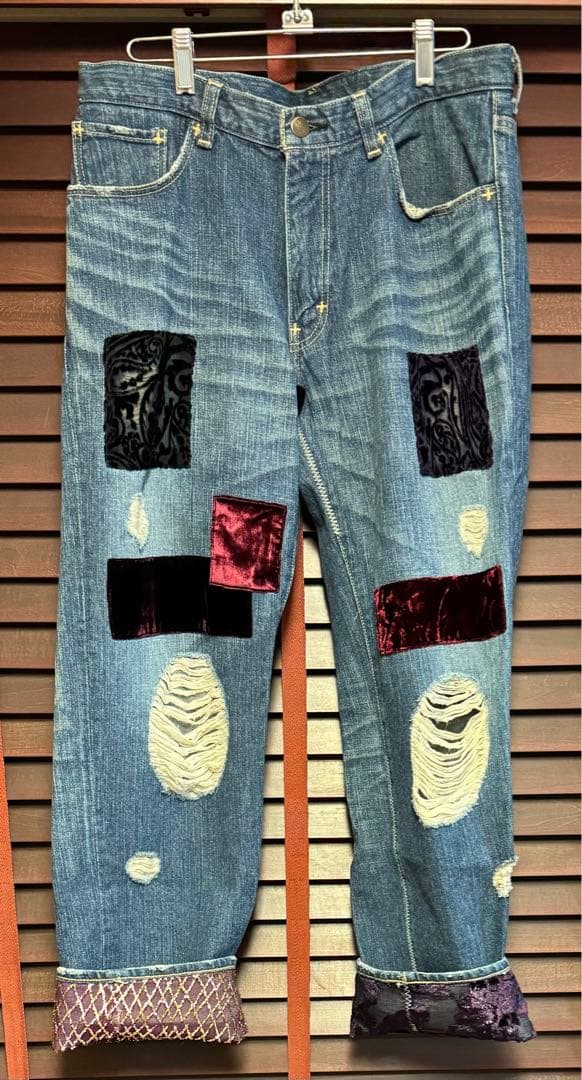 NUMBER(N)INE ナンバーナイン 03AW カート期 ダメージデニム - メルカリ