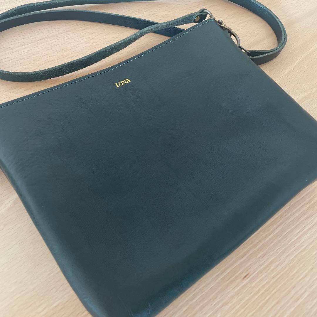 LONA Sleek sacoche -middle- ブリティッシュグリーン