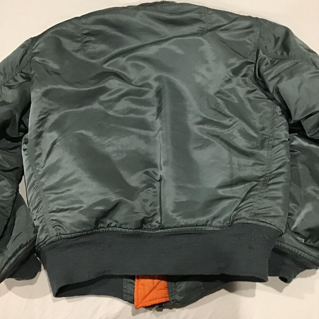 70s 米軍実物 MA-1 アルファ社 フライトジャケット ワッペン 良品
