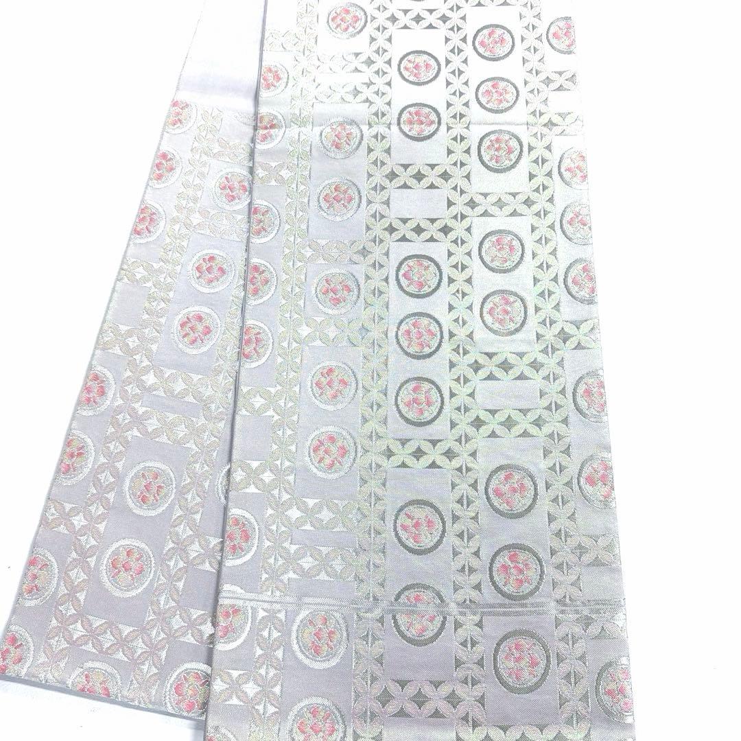 帯6762 ○川島織物謹製 高級 正絹 六通 袋帯 七宝 - メルカリ