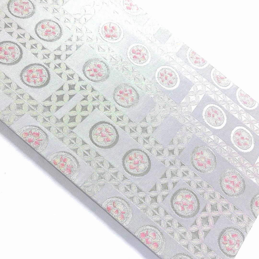 帯6762 ○川島織物謹製 高級 正絹 六通 袋帯 七宝 - メルカリ