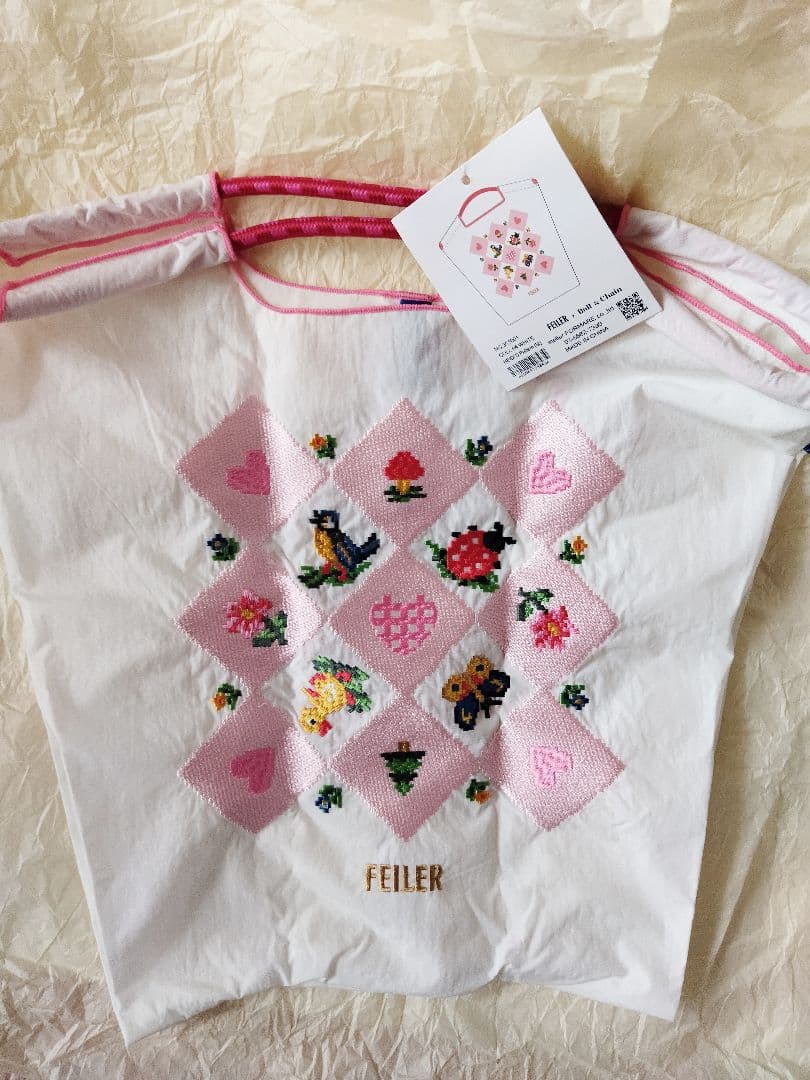 【正規品】【タグ付き新品未使用】ボールアンドチェーン　フェイラーコラボ　Mサイズ 偽物見分け方】ボールアンドチェーン フェイラー コラボ Mサイズ