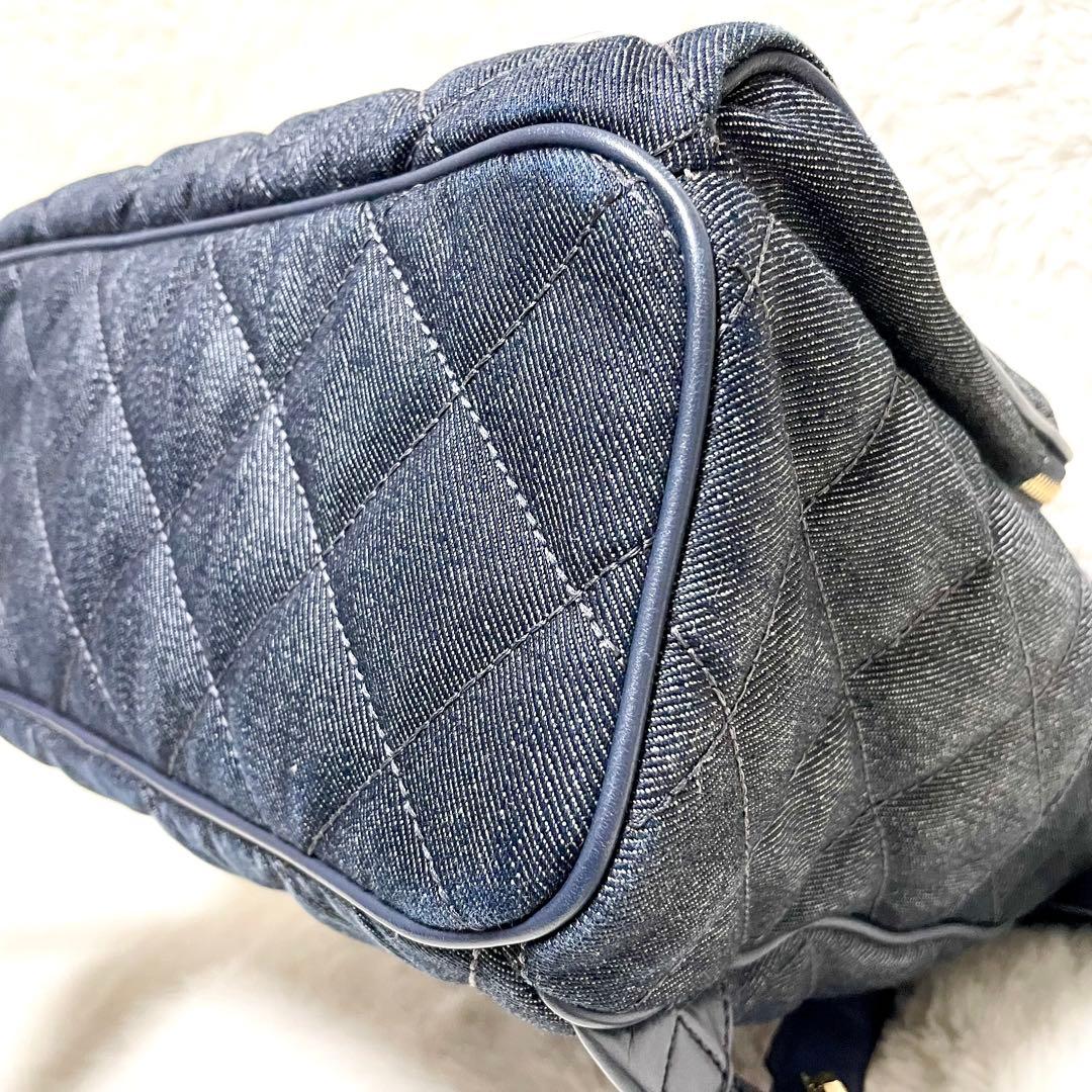 最終値下げ】MICHAEL KORS デニム レザー リュック キルティング