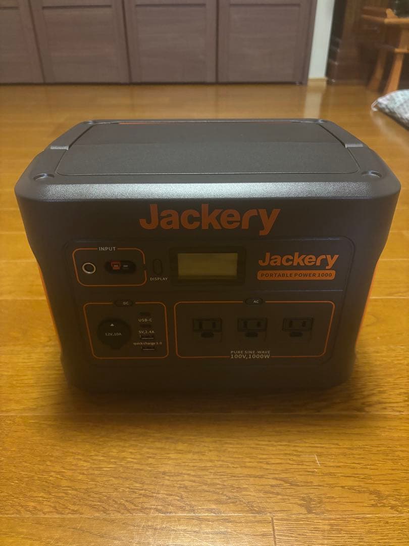 ［ジャンク品］ジャクリ1000 ポータブル電源　専用収納バック付 JPC-1000B ポータブル電源 収納バック Jackery(ジャクリ) サイズM JPC