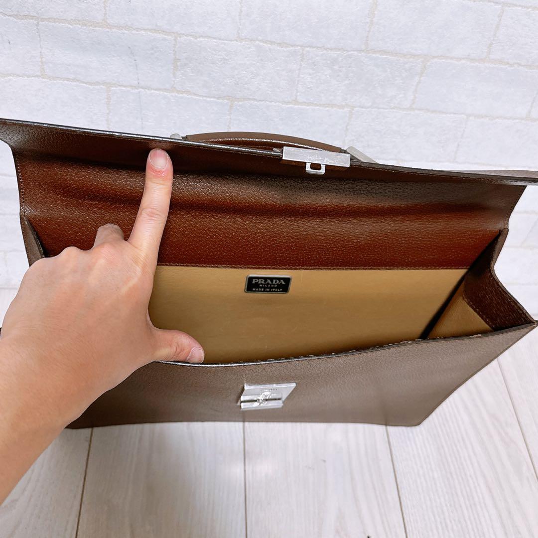 《美品》PRADA(プラダ)ブリーフケースA4 ビジネスバッグ
