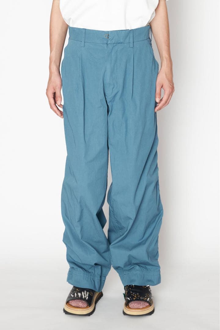 kolor 25SS 25SCM-P09108 パッカリングパンツ ブルー 3 - メルカリ