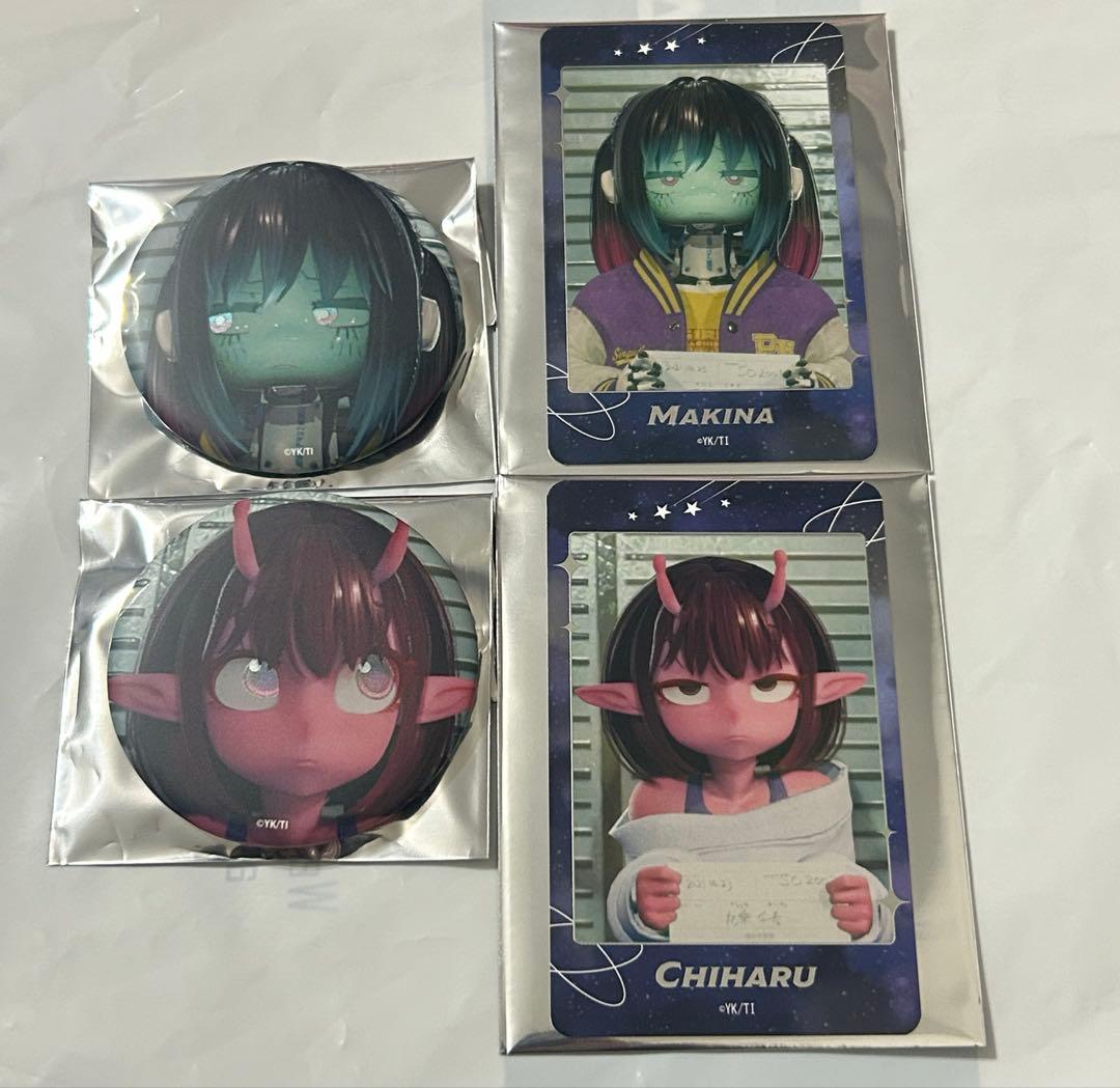 銀河特急ミルキー☆サブウェイ マット 缶バッジ スマホ カード チハル