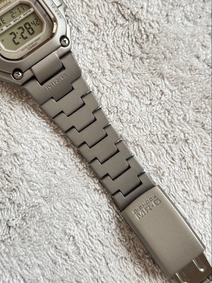 未使用・箱/保証書付】カシオMRG-110T初代角型フルチタンGショック