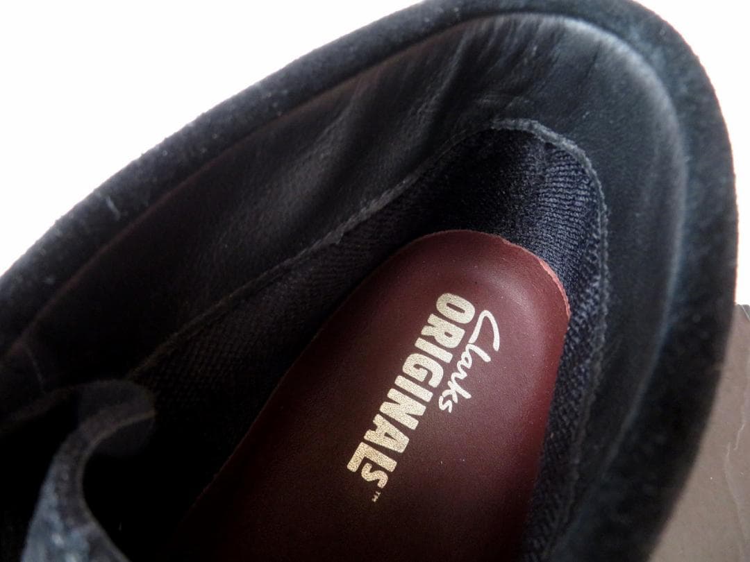 海遊人様専用】クラークス ワラビーブーツ GTX ブラックスエード UK6.5