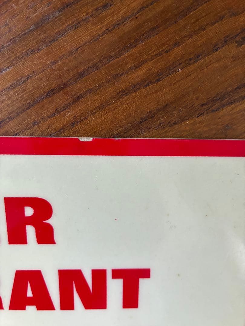 50s様専用フランス アンティーク サイン プレート 看板 注意喚起 文字