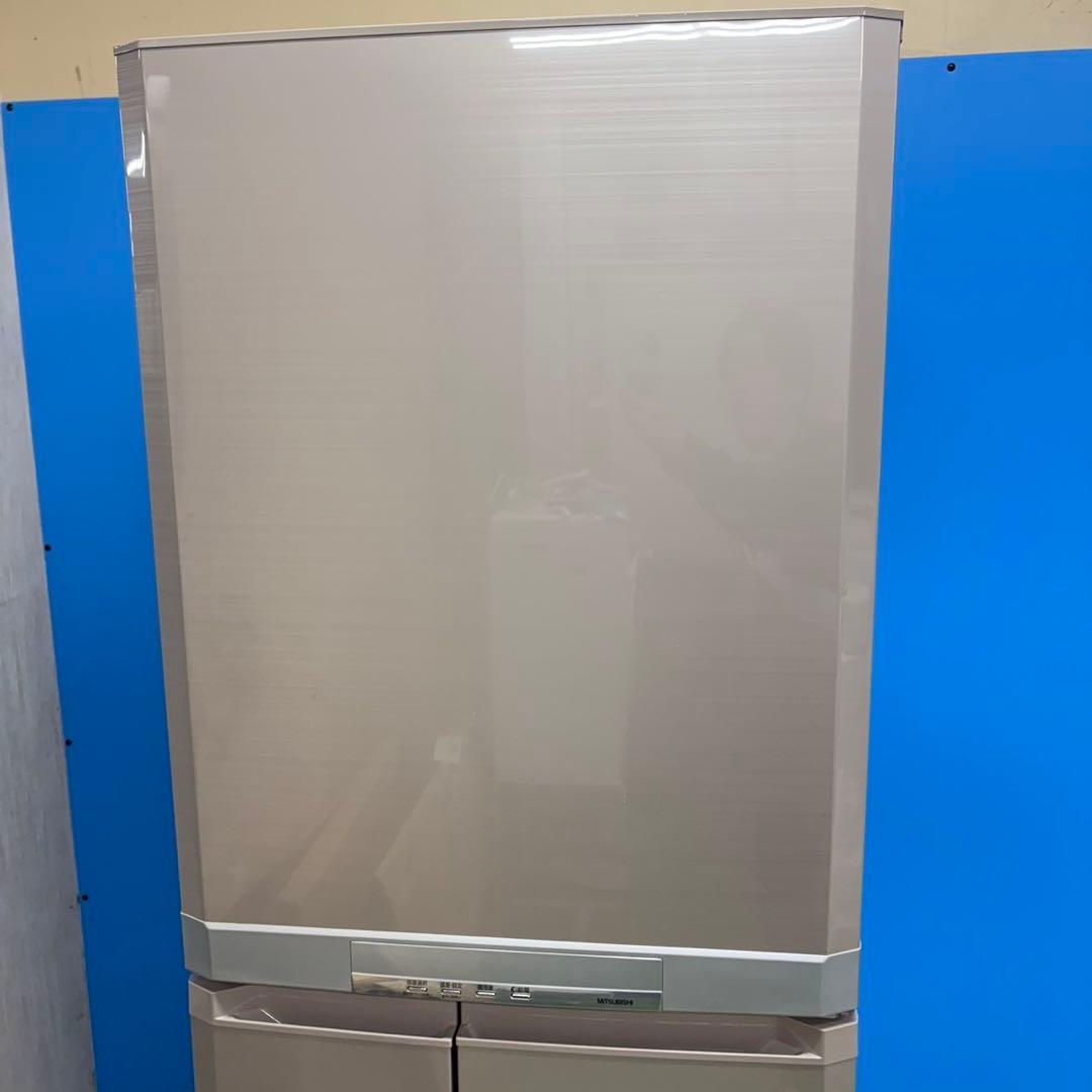 822 格安 5ドア 冷蔵庫 大型 400L強 自動製氷機 右開き 三菱 保証付