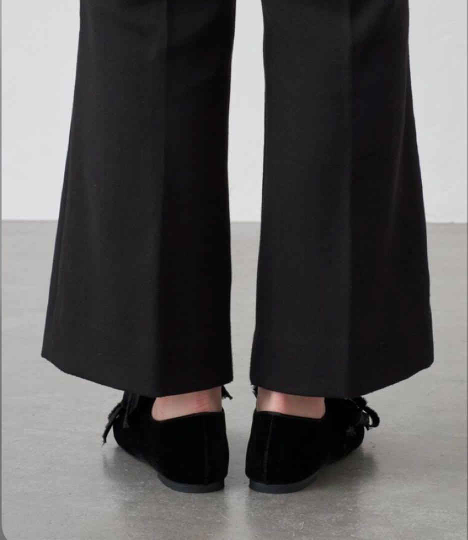 【GRISE】サテンリボン 24.5cm Black