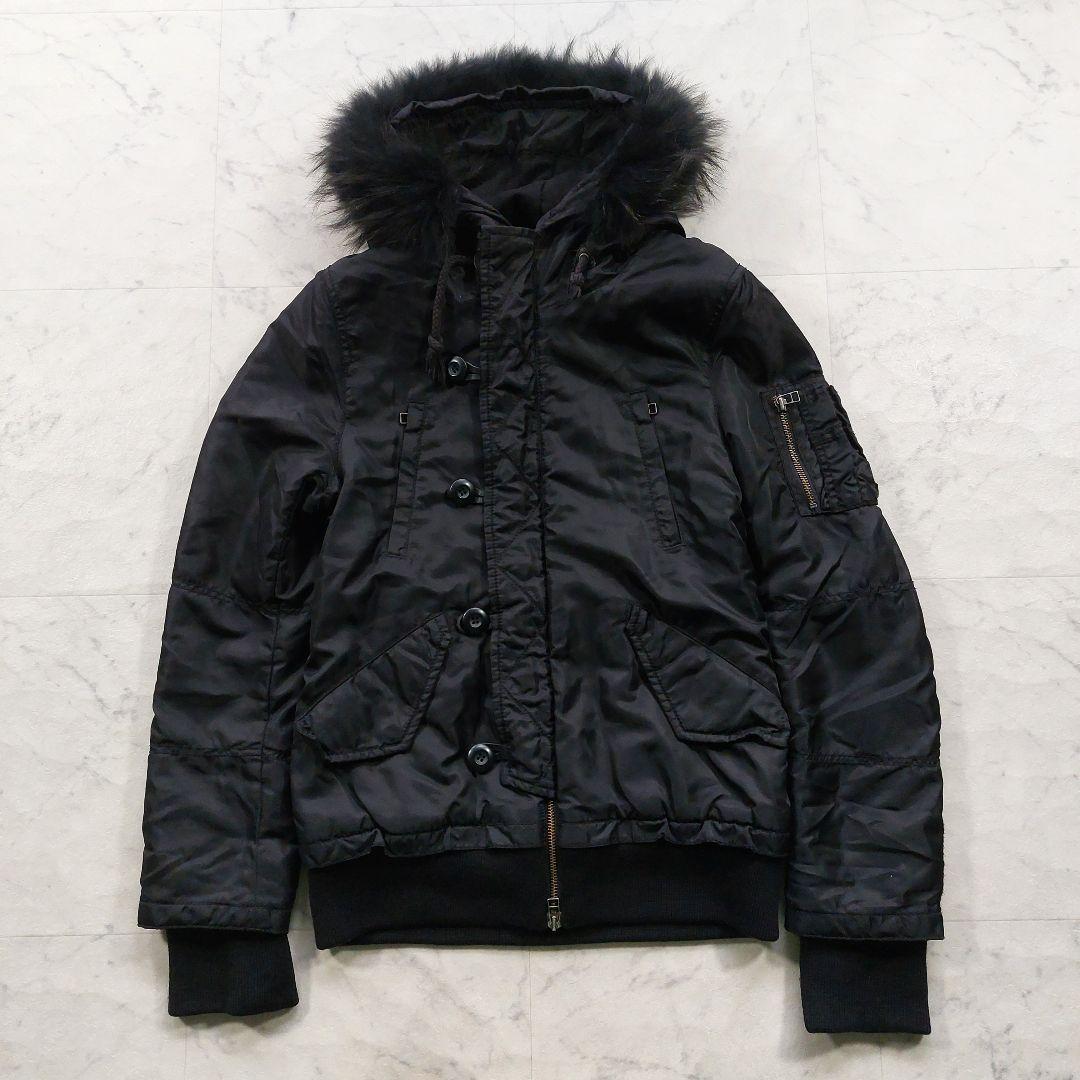 archive y2k N2B フライトジャケット S 黒 短丈 Y2K n2b SLY フライトジャケット S N-2B ブラック 短丈 ミリタリー