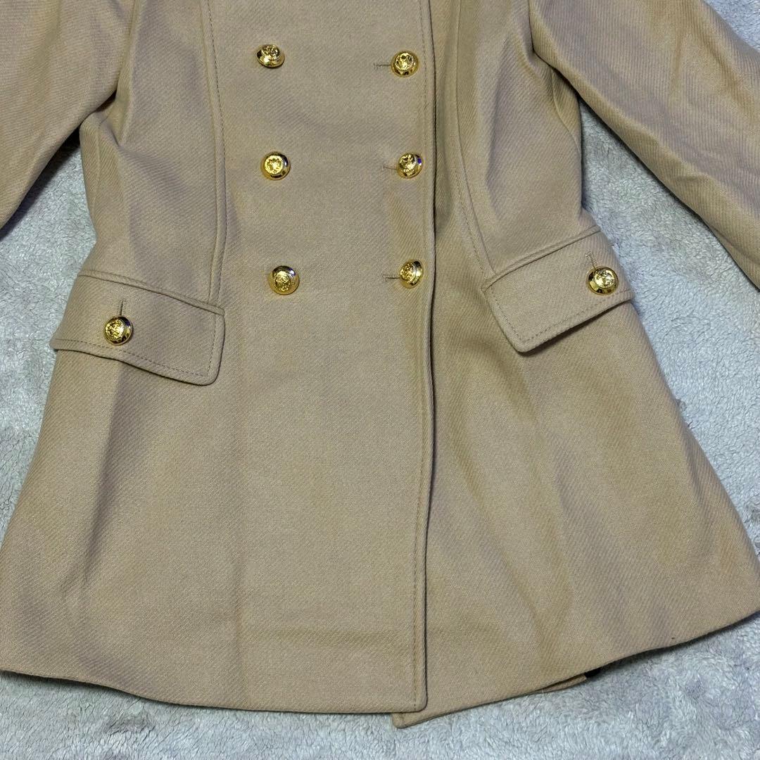 完売品】ZARA ナポレオンコート 金ボタン ウール MANTECO ベージュ