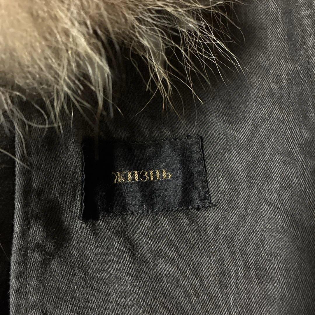 超美品］XH3Hb ゲベック B'2nd グレー ファー付きモッズコート - メルカリ