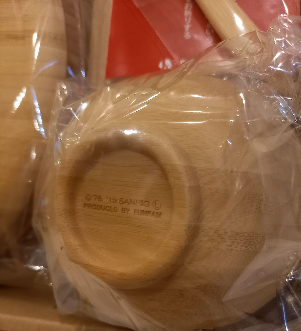 ハローキティ FUNFAM ベビー食器 バンブーミールセット 新品 竹製食器