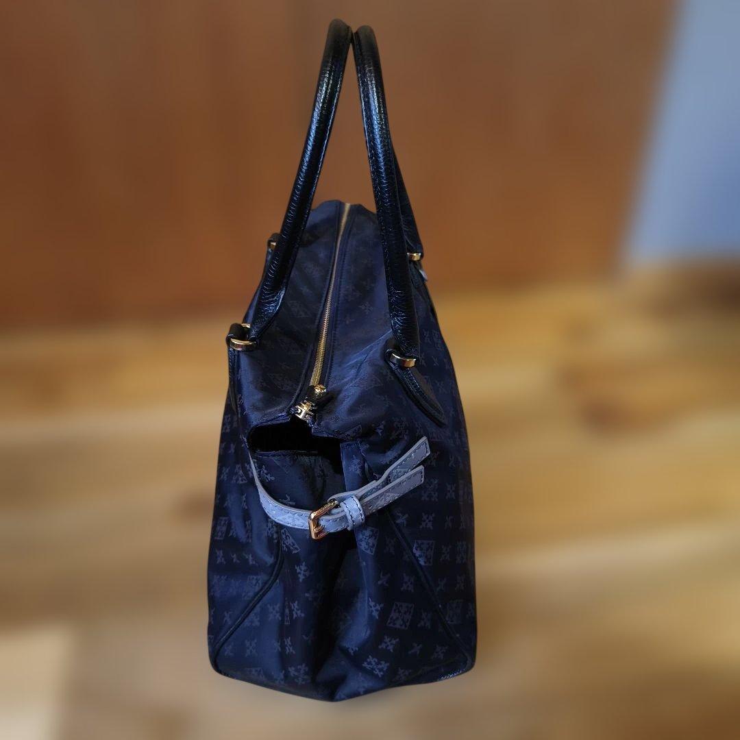 russet ラシットネイビー トート ボストンバッグ - メルカリ