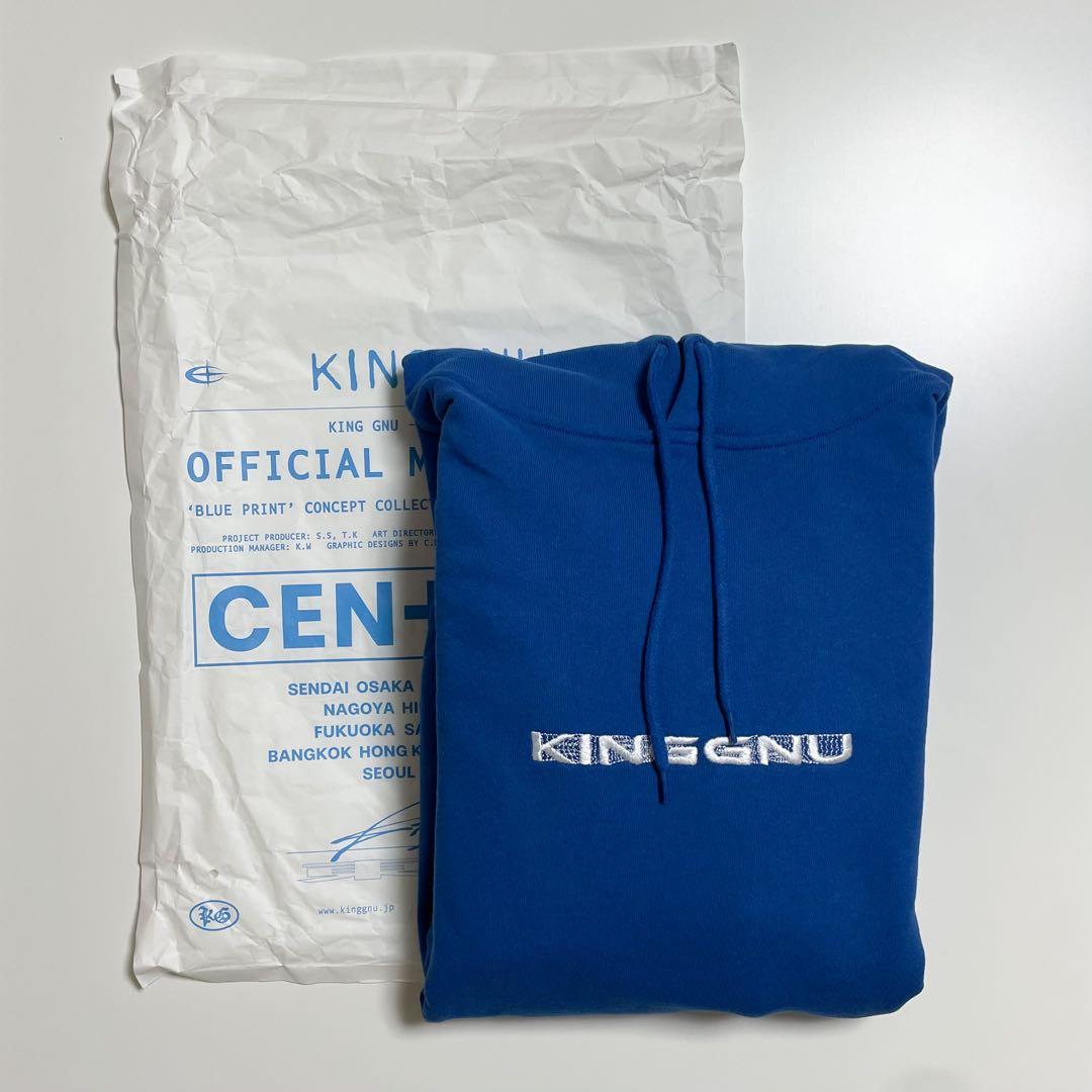 King Gnu フーディ KG IS DEAD HOODIE ブルー XXL - メルカリ