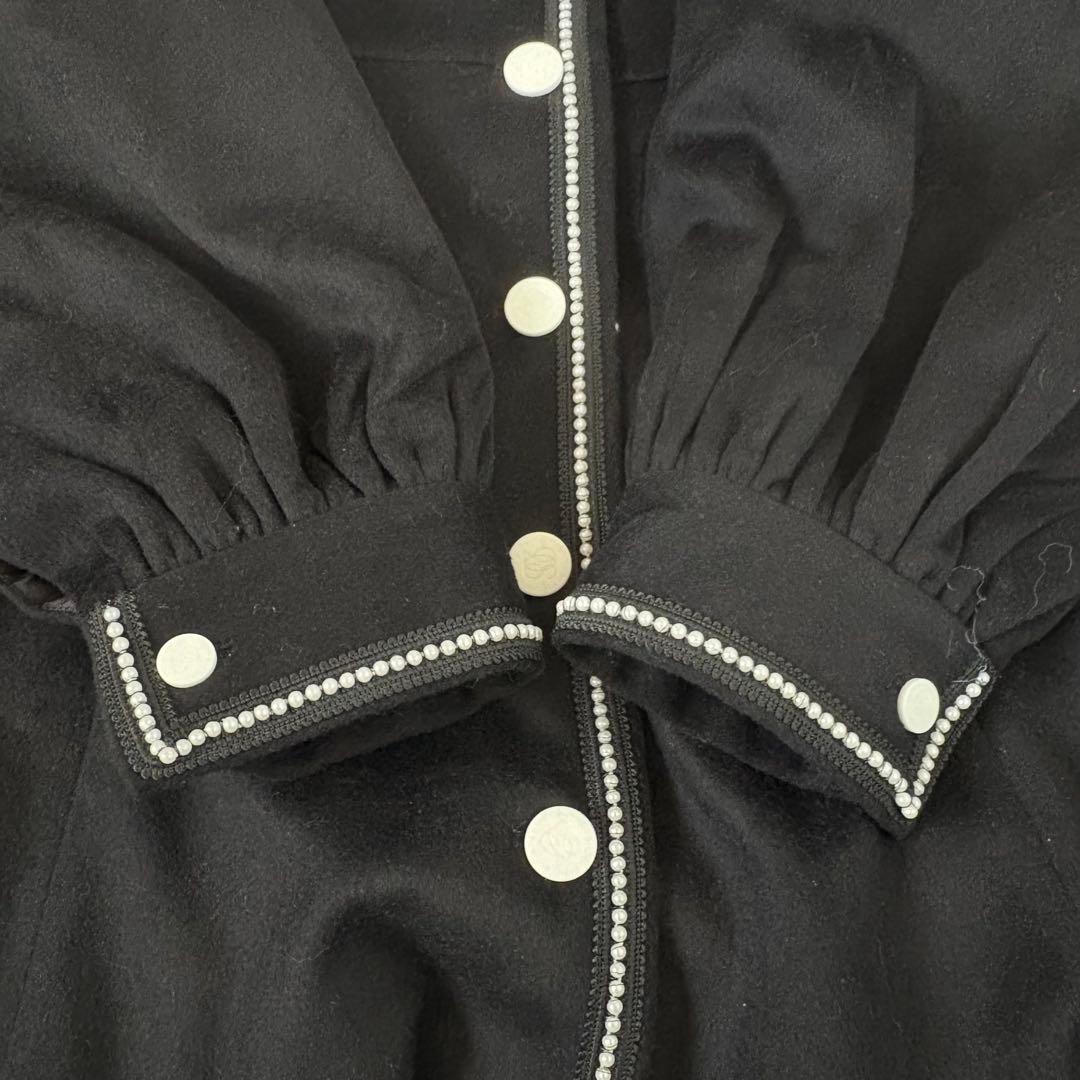 トゥエンティーズ 名入れされた懐中時計 コート ブラック M Tnewties