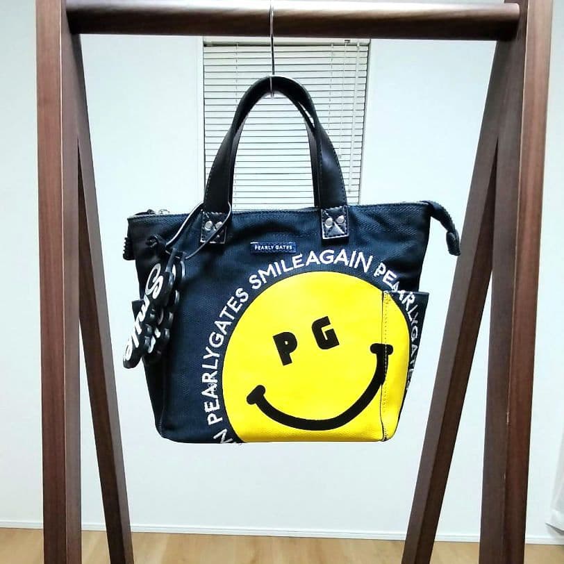 パーリーゲイツ カートバッグ ラウンドバックニコちゃん SMILE AGAIN