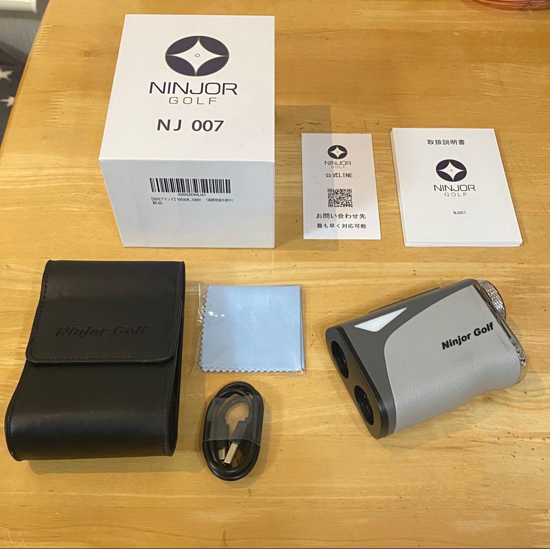 NINJOR GOLF NJ 007 レーザー距離計 評価レビュー】NINJOR GOLF NJ007レーザー距離計｜低価格で高速測定も