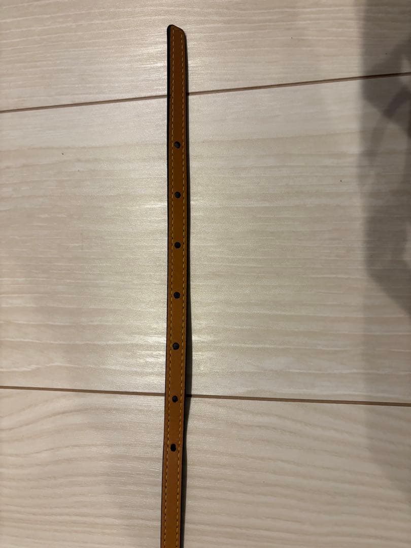 LOEWE ロエベ アマソナパッドロックベルト スムースカーフ ブラック