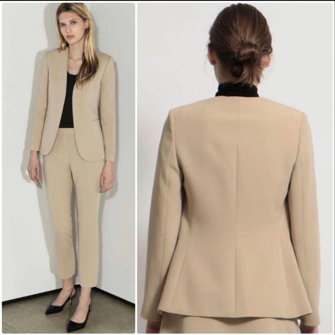 上下セット】theory Classic Crepe セオリーネイビースーツ - メルカリ