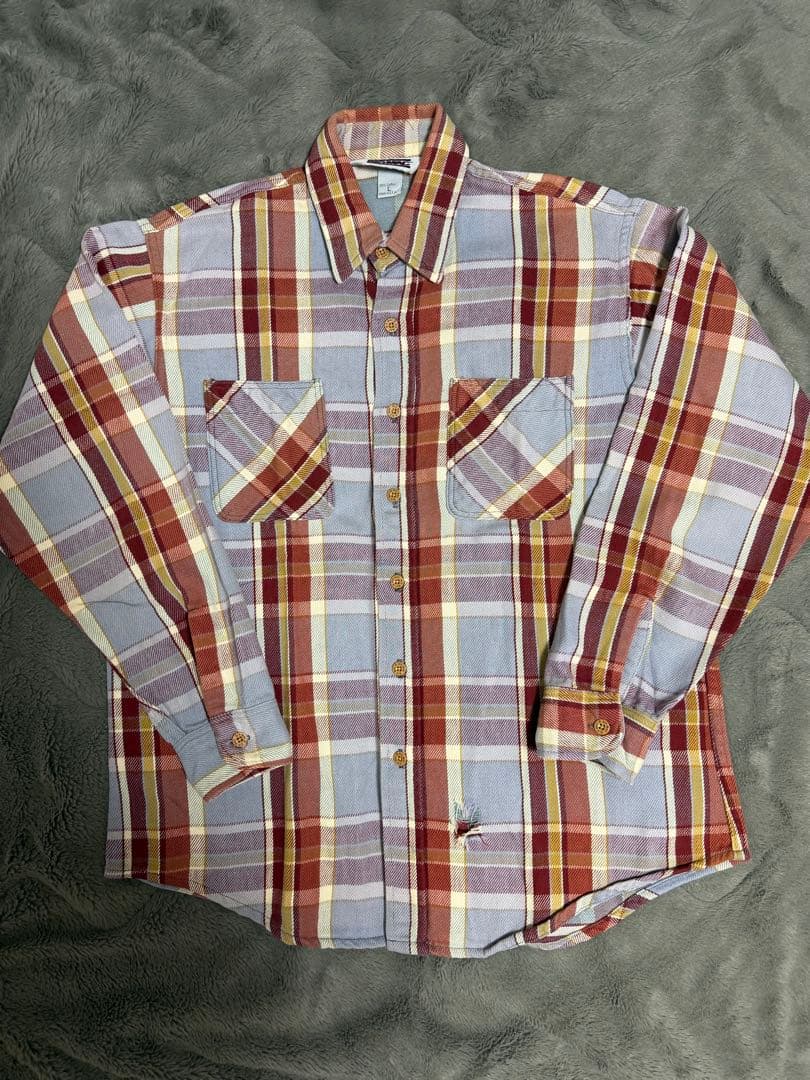 BIG MAC チェック柄ネルシャツ Lサイズ - メルカリ